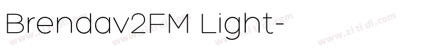 Brendav2FM Light字体转换
